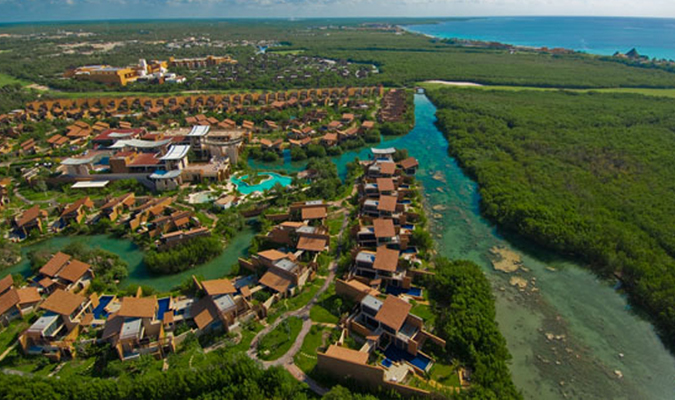 Bayantree luxury resort in Mayakoba Mexico